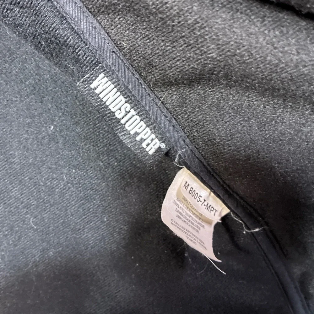 Marmot Gore Windstopper Fleece Jacket Mens XL Black‎ Full Zip M 8005-7-MPT